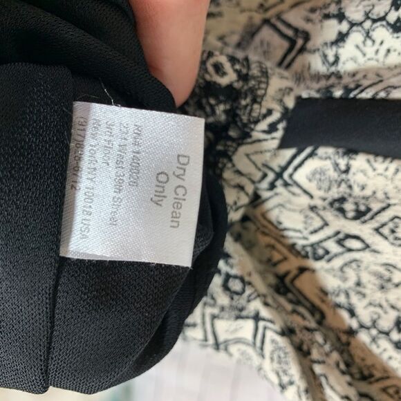 Parker Jagger Black/White Heather Knit Dress Sz S - Picture 6 of 6